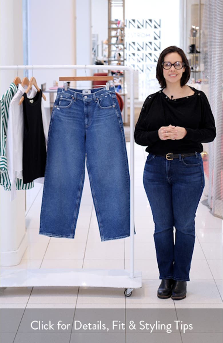 Cameron High Waist Ankle Wide Leg Jeans