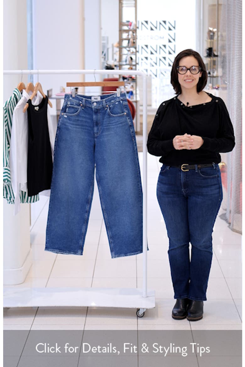 Cameron High Waist Ankle Wide Leg Jeans video