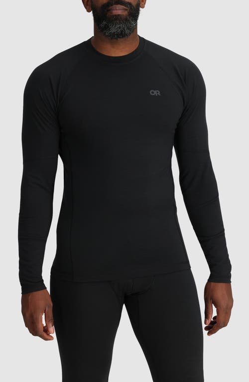 Outdoor Research Alpine Onset 150 Merino Wool Blend Base Layer Shirt in Black  product