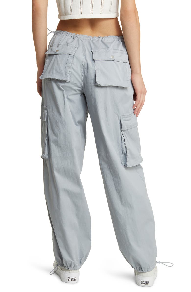 PacSun Stretch Cotton Cargo Parachute Pants, Alternate, color, 
