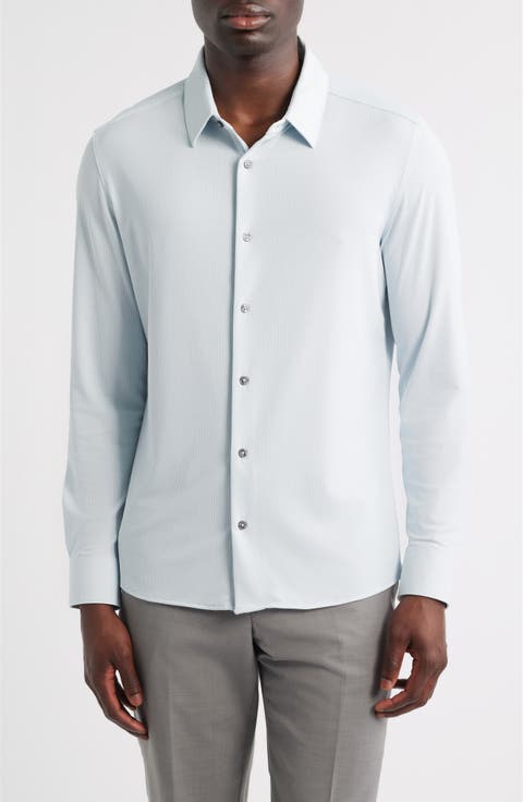 Aldridge Knit Button-Up Shirt
