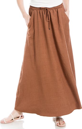 【CLUT STUDIO】Pocket Maxi Skirt Pocket Maxi Skirt - BLACK - CLUT STUDIO | 60% - Asian