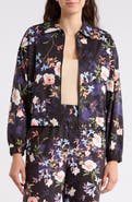 Nicole Miller Adley Floral Stretch Cotton Poplin Jacket