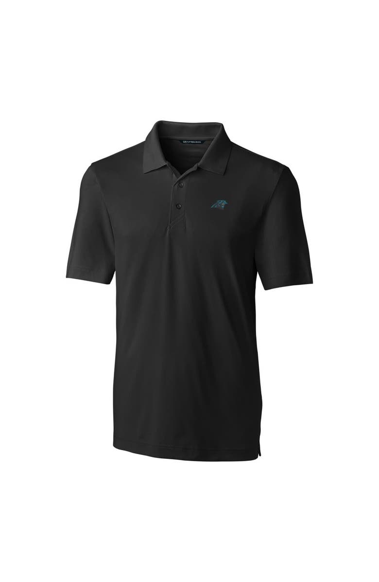 Cutter & Buck Men's Cutter & Buck Black Carolina Panthers Big & Tall Forge Stretch Polo, Main, color, 