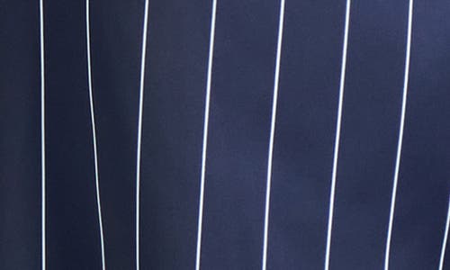Steve Madden Beckham Stripe Drawstring Pants In Navy Pinstripe