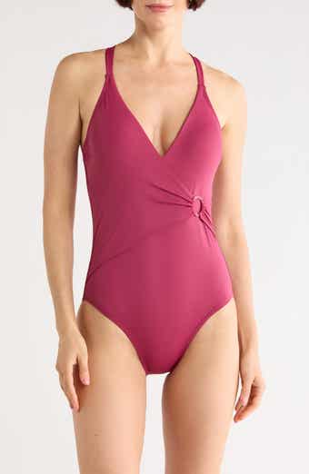 Gina Surplice Underwire One-Piece Swimsuit