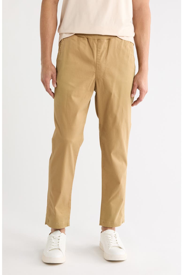 Wyatt Cotton Blend Pants, Main, color, SANDY CLIFFS