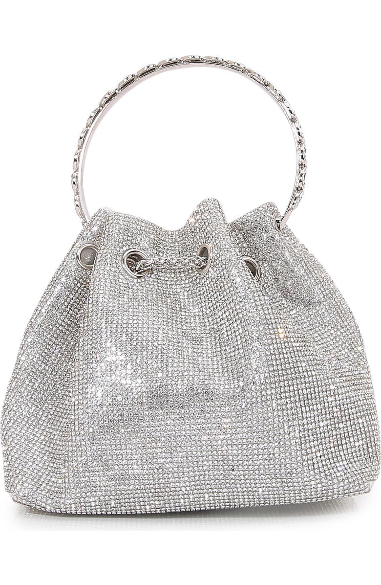 BERNESS Crystal Ring Handle Bag, Alternate, color, Silver