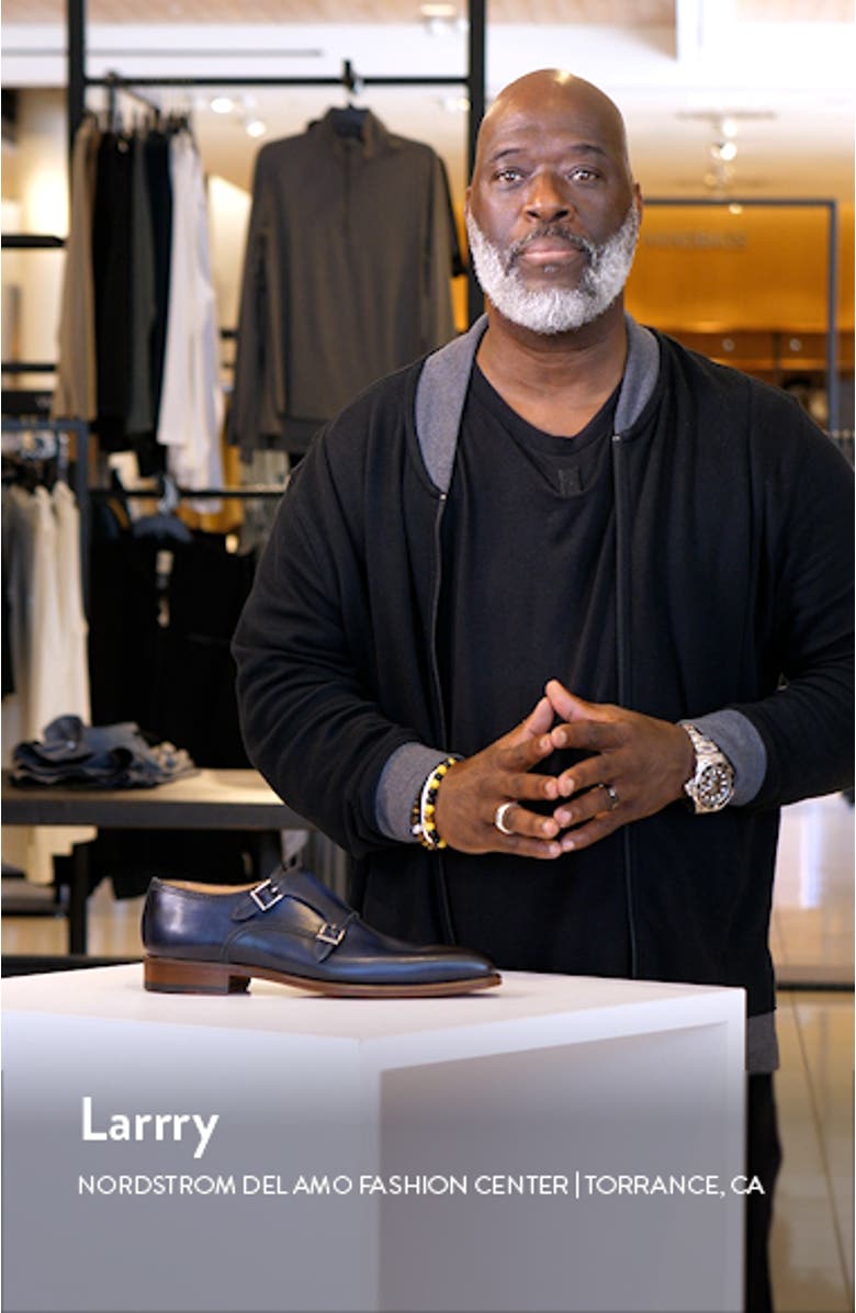 Landon Double Strap Monk Shoe, sales video thumbnail