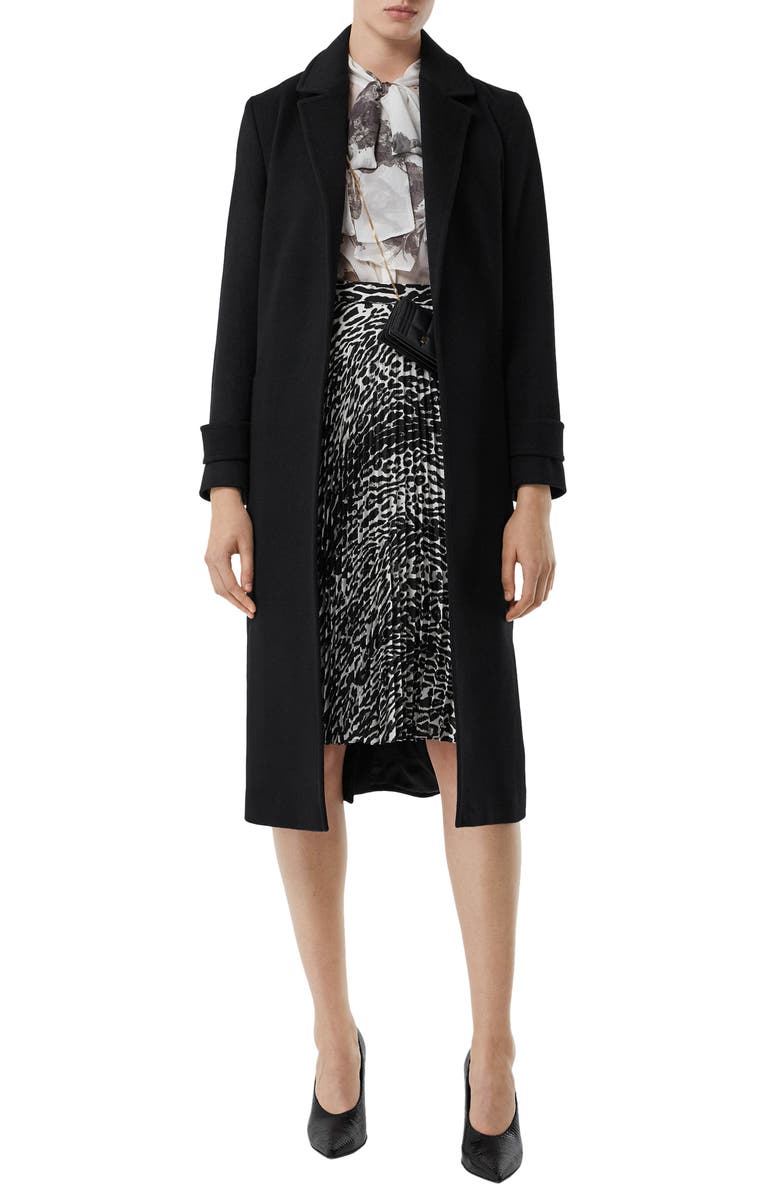 Burberry Sherringham Cashmere Wrap Coat, Main, color, 