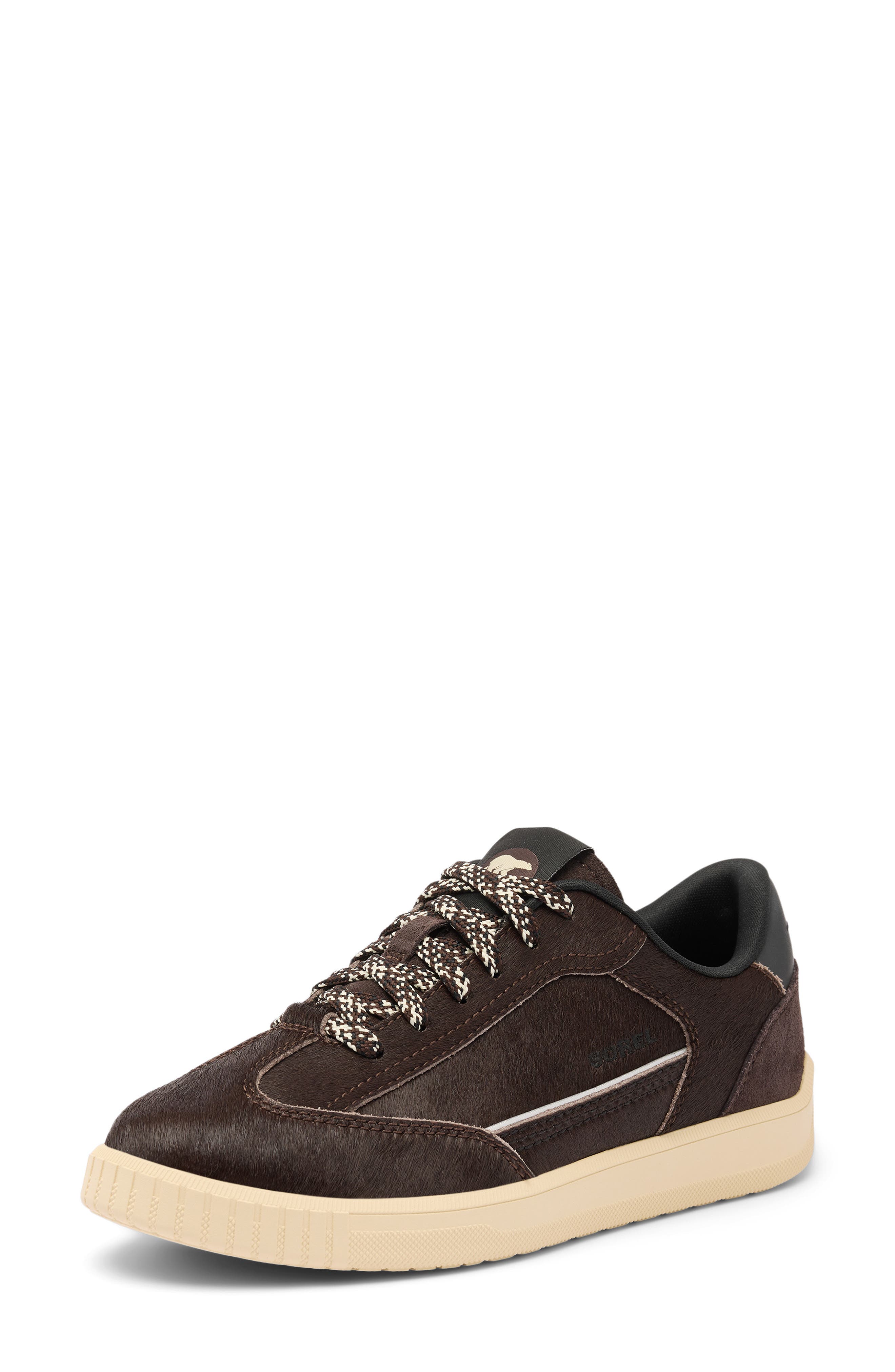 Ona Drift Mod Leather Sneaker, Alternate, color, BLACKENED BROWN/ BLACK