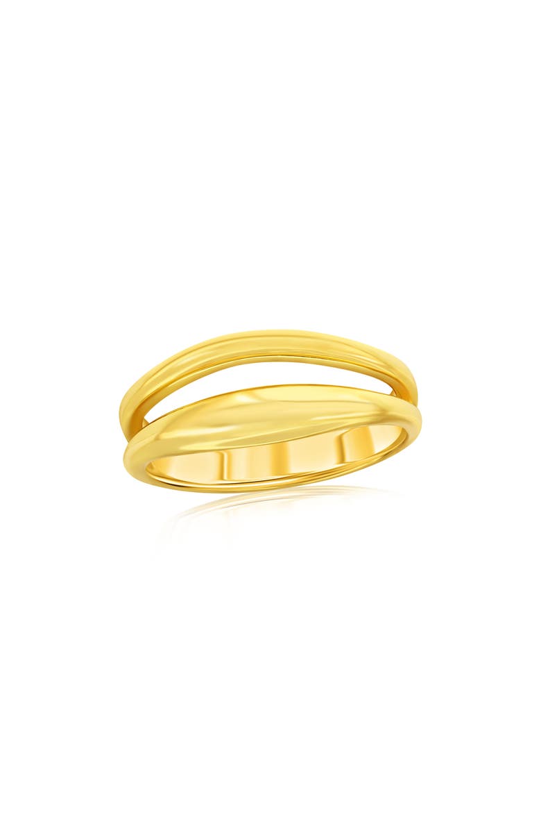 SIMONA Double Row Band Ring, Main, color, Gold