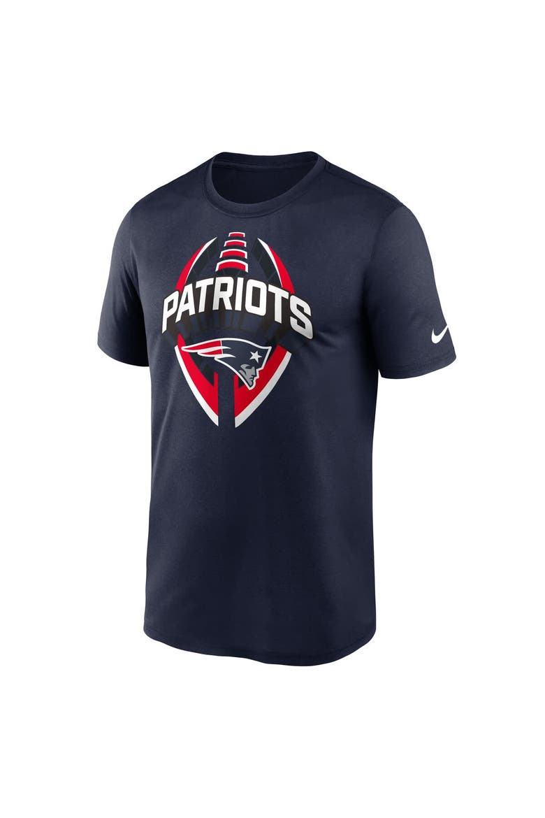 Men's Nike Navy New England Patriots Legend Icon Performance T-Shirt, Alternate, color, Navy