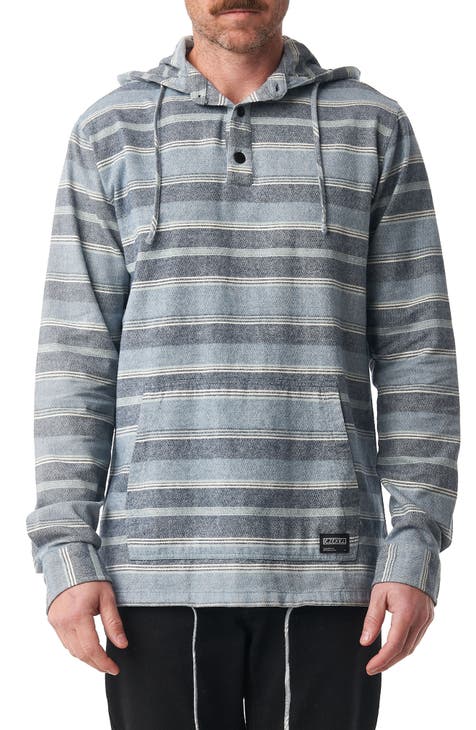 Ripp Stripe Cotton Hoodie