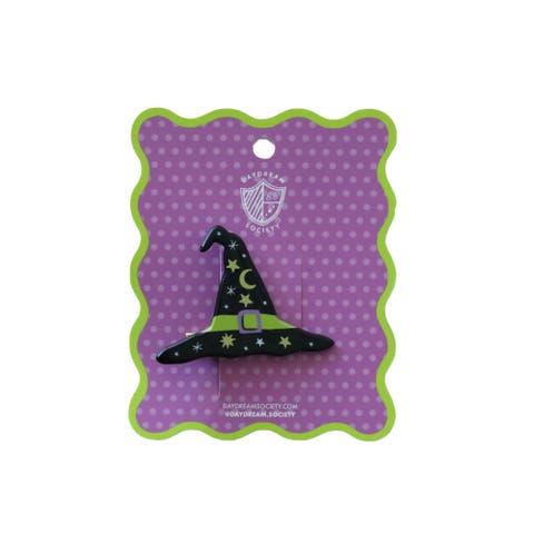 Monster Mash Witch Hat Halloween Hair Clip