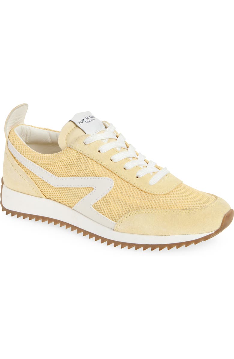 rag & bone Retro Runner Mesh Sneaker, Main, color, Honey