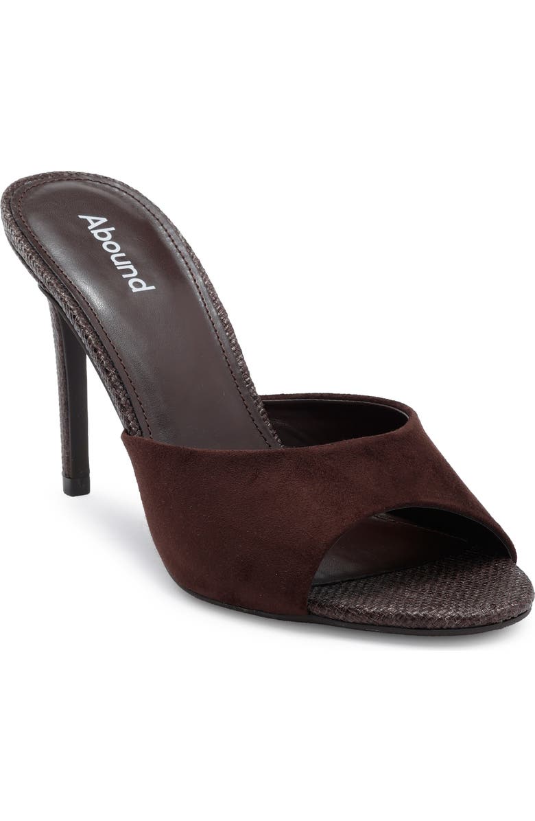 Abound Paz Stiletto Sandal, Main, color, Brown Chocolate