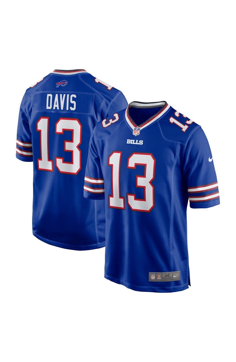 Nike Men's Nike Gabriel Davis Royal Buffalo Bills Team Game Player Jersey, Main, color,