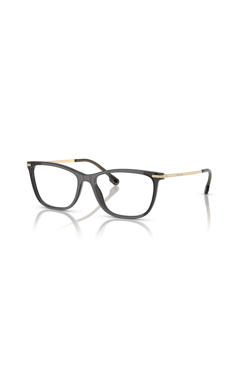 Versace 54mm Rectangle optical glasses, Main, color, Black