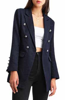 Belle & Bloom Princess Polly Textured Weave Blazer