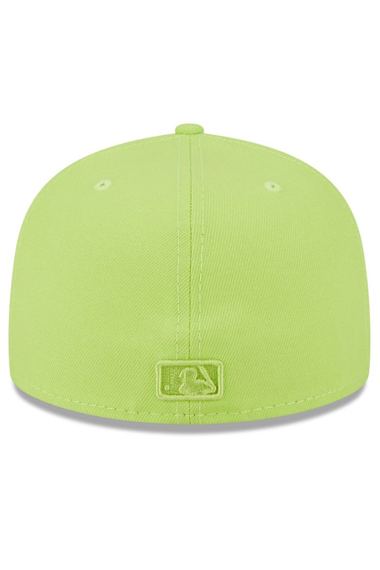 Men's New Era Neon Green Chicago White Sox 2023 Spring Color Basic 59FIFTY Fitted Hat, Alternate, color, Neon Green