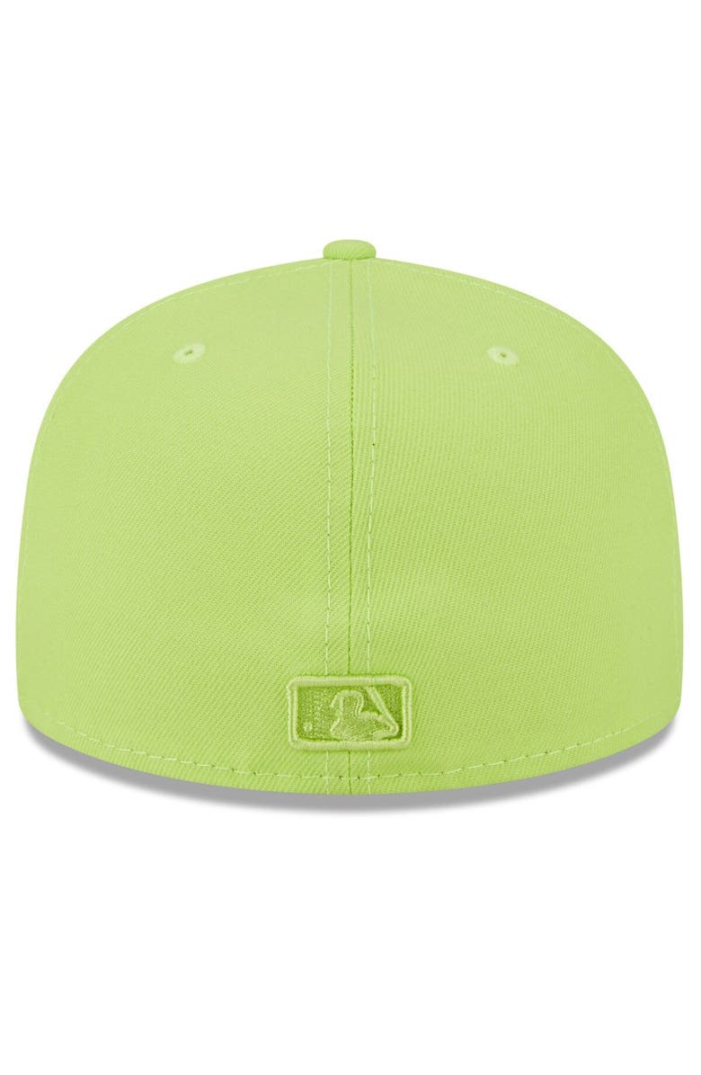 New Era Men's New Era Neon Green Chicago White Sox 2023 Spring Color Basic 59FIFTY Fitted Hat, Alternate, color, Neon Green