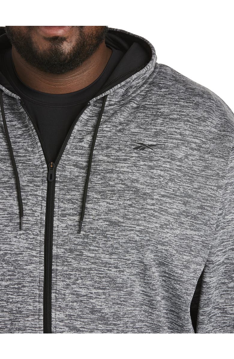 Reebok Big & Tall Performance Fleece Full-Zip Hoodie, Alternate, color, 