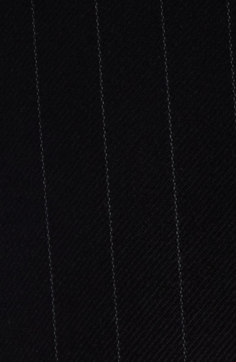 Givenchy Classic Fit Pinstripe Wool Double Breasted Suit Jacket, Alternate, color, Black/ Grey