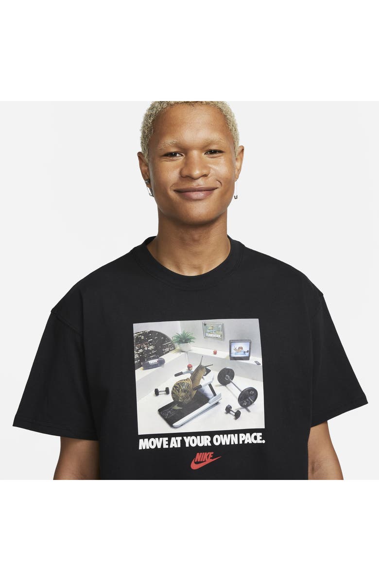 Nike Sportswear Snail Cotton Graphic T-Shirt, Alternate, color, 