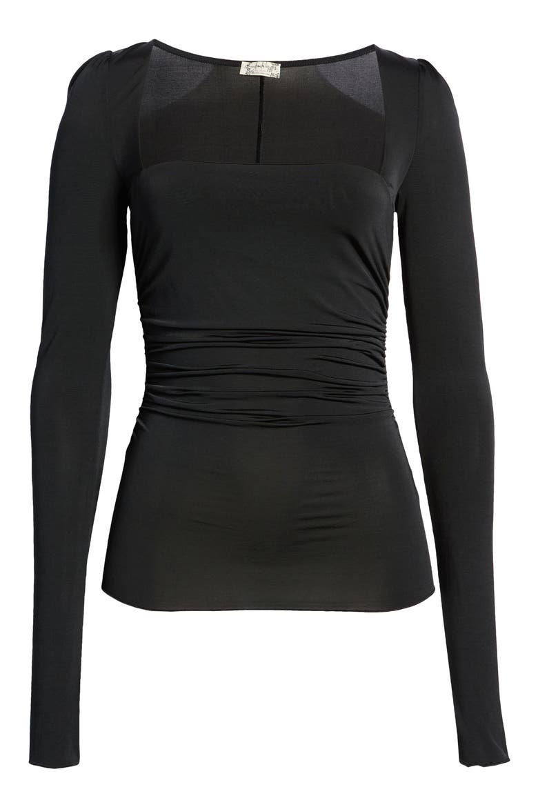 Wind Down Layering Top, Alternate, color, BLACK