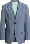 Nordstrom Henrik Trim Fit Solid Stretch Wool Suit Jacket