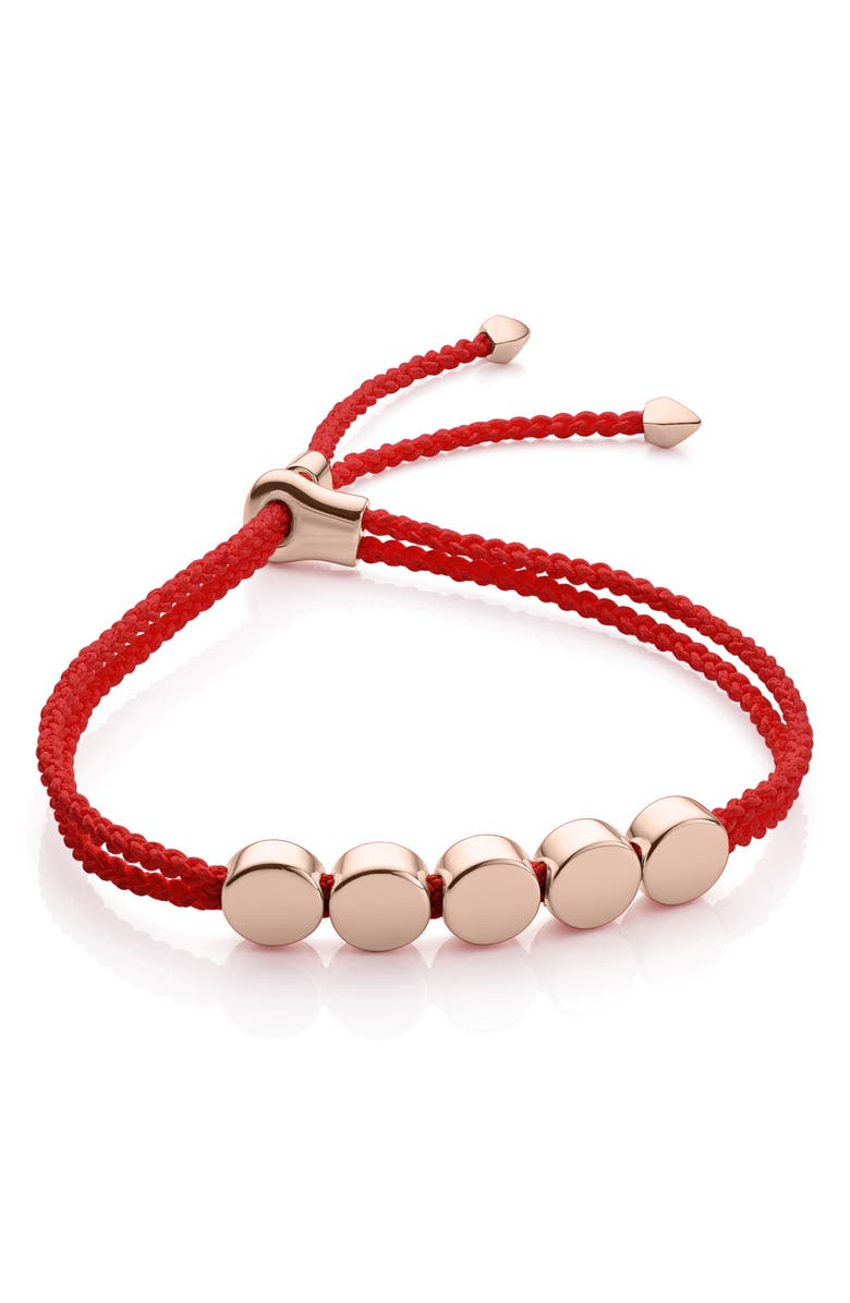 Monica Vinader Linear Bead Friendship Bracelet, Main, color, 