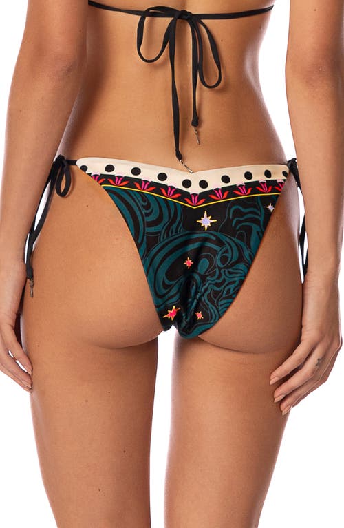 Maaji Flamingo Night Sunshine Bikini Bottoms In Multi