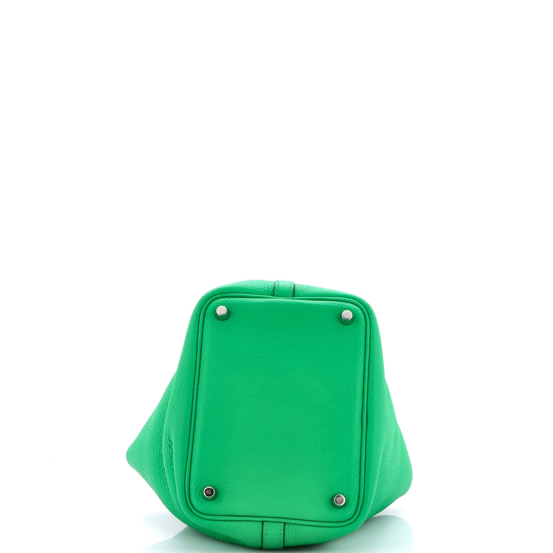 Pre-Owned Hermes Picotin Lock Bag Clemence PM, Alternate, color, Green