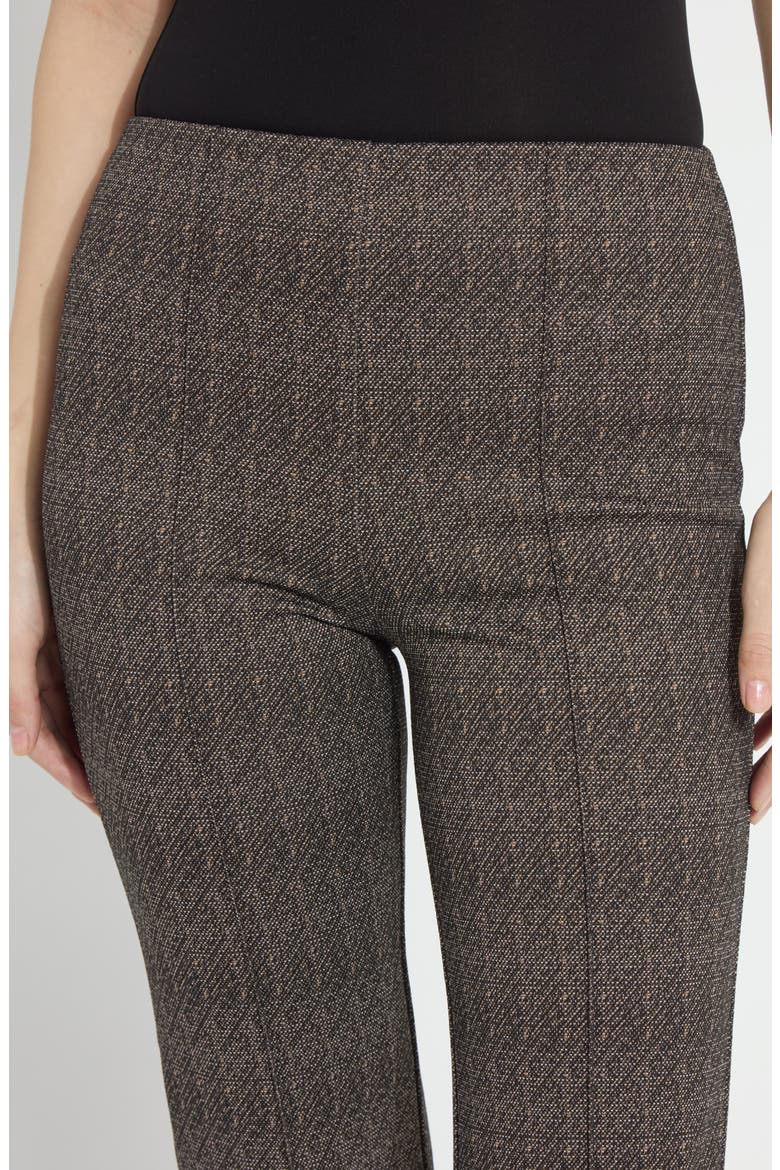 Lyssé Houndstooth Jacquard Flare Leggings, Alternate, color, SPECKLED SALT AND PEPPER