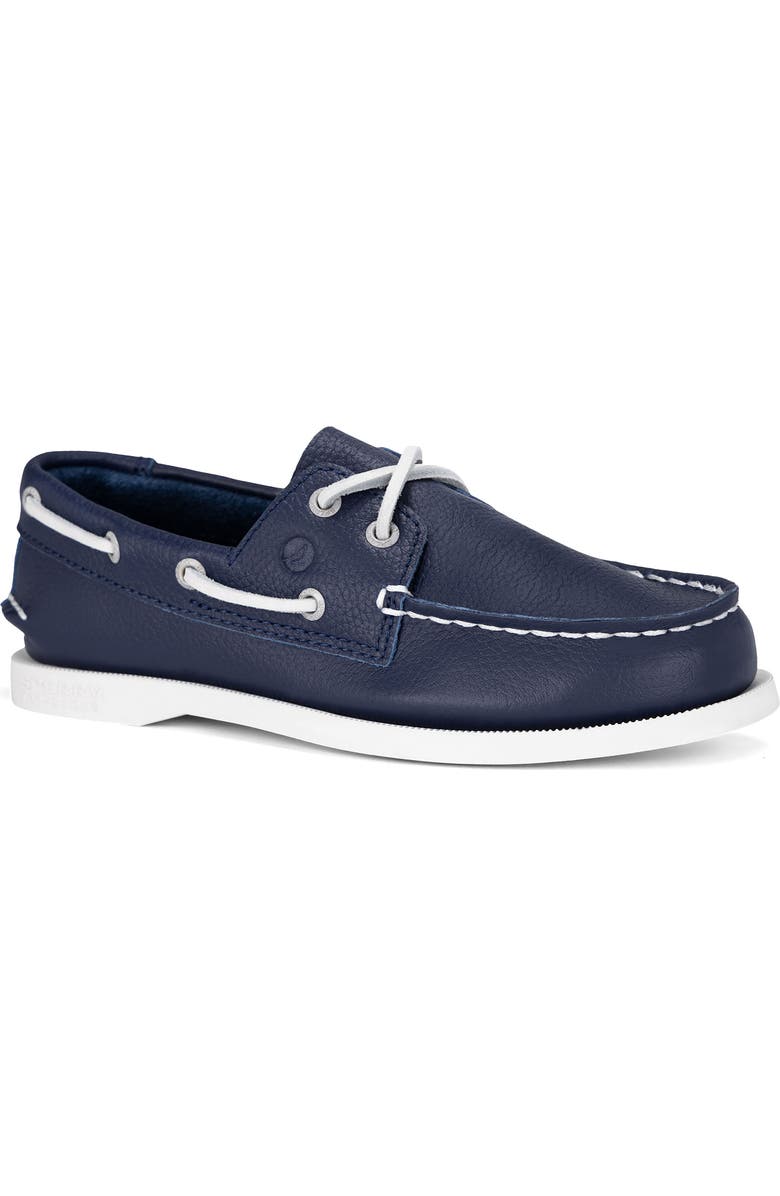 Sperry Kids' Authentic Original Boat Shoe, Main, color, Midnight Blue