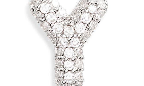 Leith Cubic Zirconia Initial Pendant Necklace