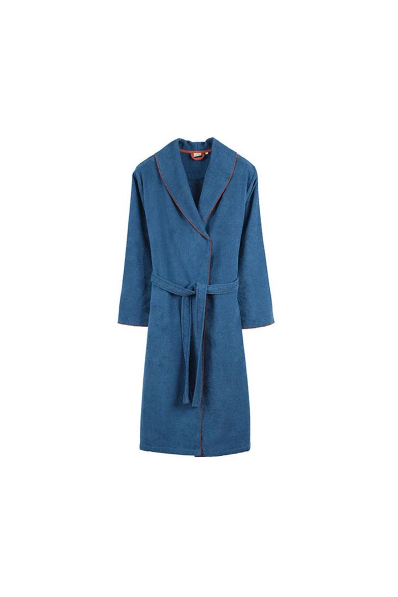Ikigai Bathrobe, Alternate, color, Navy Blue