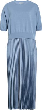 CeCe Sweater & Pleated Skirt Two-Piece Set