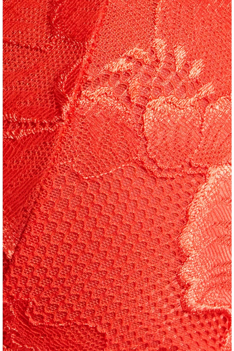 Triangle Lace Bralette, Alternate, color, TIGERLILY