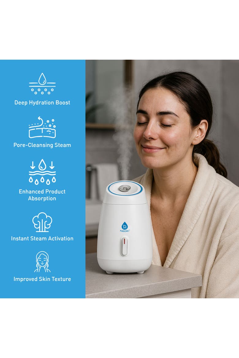 Ultimate 3-in-1 LED Light Therapy & Facial Spa Bundle, Alternate, color, White