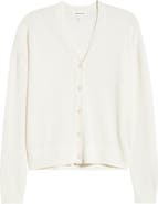 Nordstrom V-Neck Linen & Viscose Cardigan