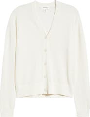 Nordstrom V-Neck Linen & Viscose Cardigan