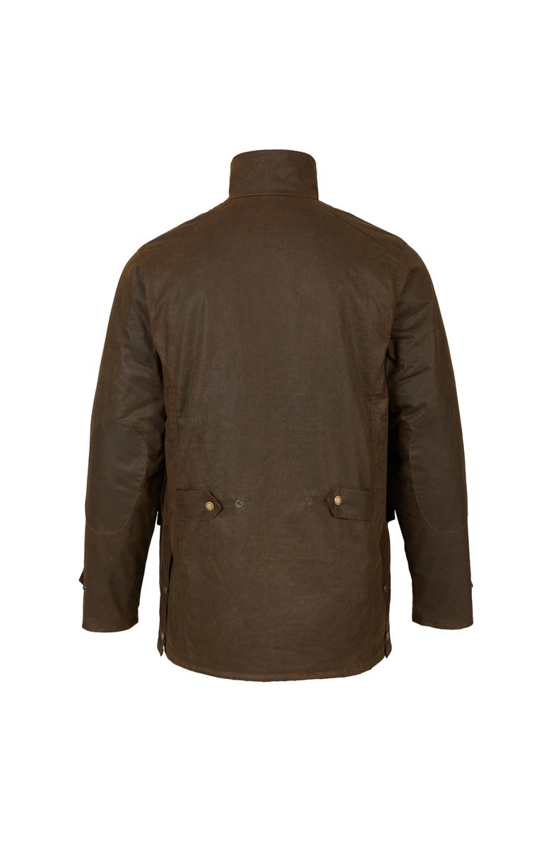 Celtic & Co. British Waxed Cotton Jacket, Alternate, color, Peat