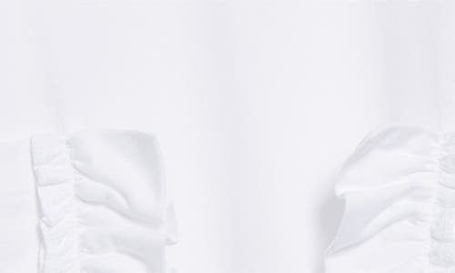 Comme Des Garcons Girl Comme Des Garçons Girl Ruffle Pocket Jersey T-shirt In White