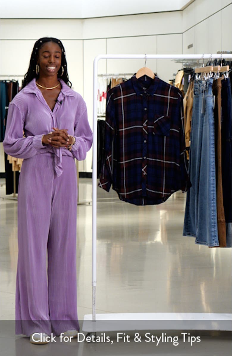 Hunter Plaid Button-Up Shirt, sales video thumbnail