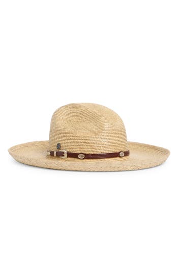 Scala Gus Braided Straw Western Hat