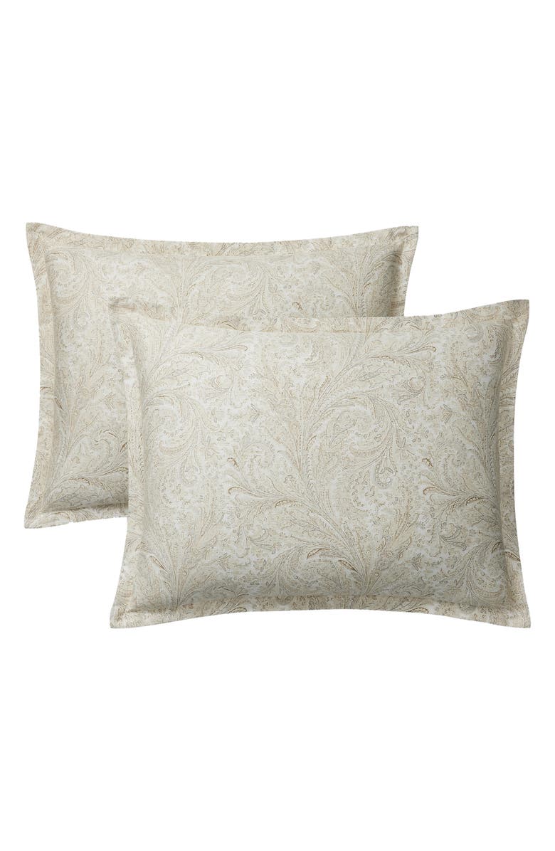 Lauren Ralph Lauren Marah Paisley Cotton Percale Comforter & Sham Set, Alternate, color, True Cream