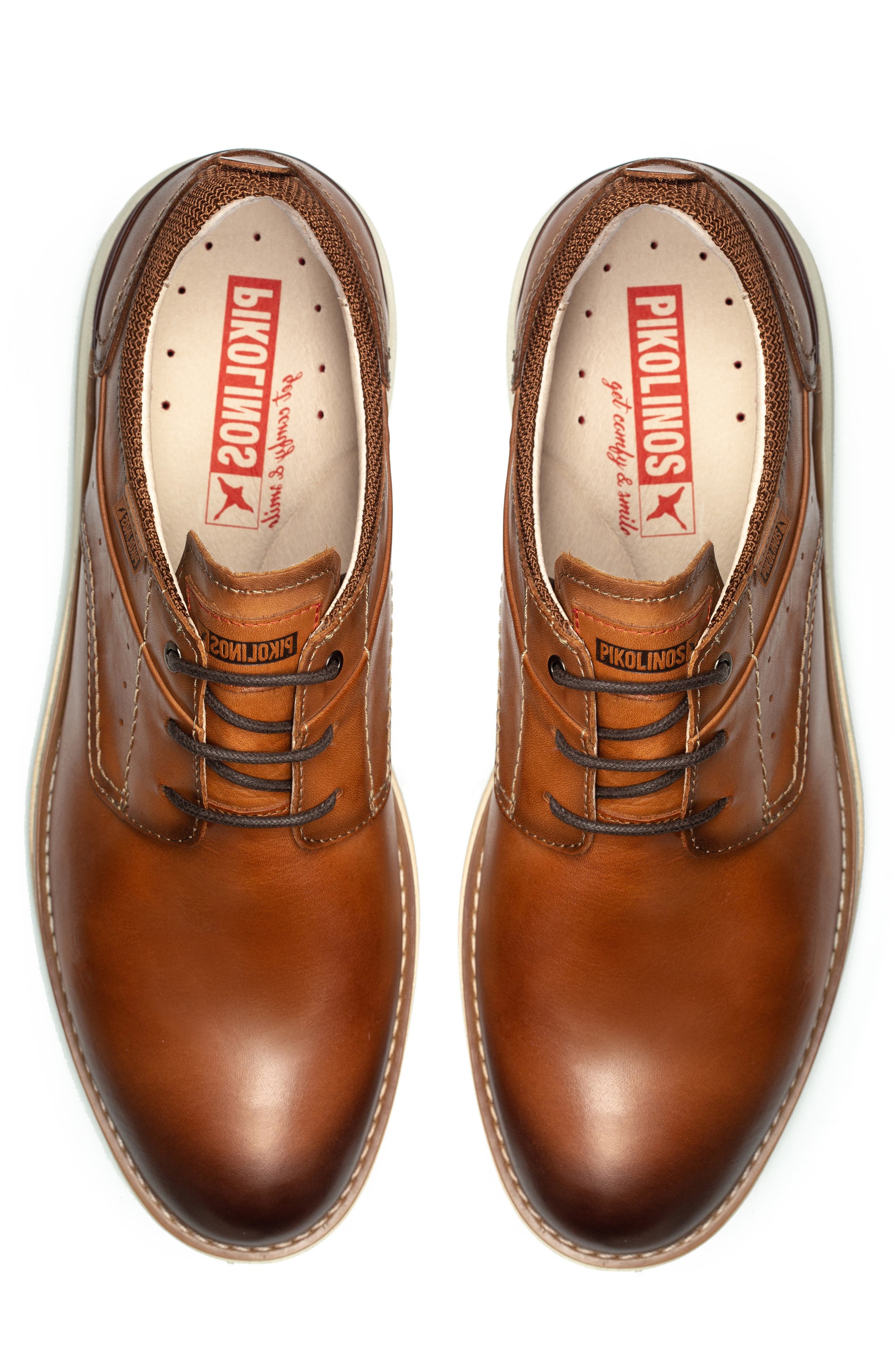 PIKOLINOS Manaor Derby, Alternate, color, Brandy