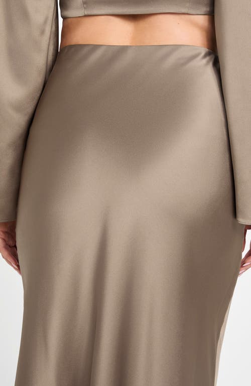Marciano Monica Maxi Skirt In Gray